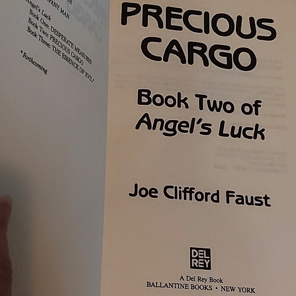 Vintage Hardcover Book- Precious Cargo by Joe Clifford Faust - Picture 2 of 4